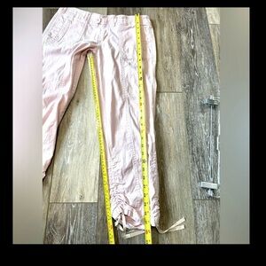#6)  Plugg Light Pink Cropped Pants Size 9